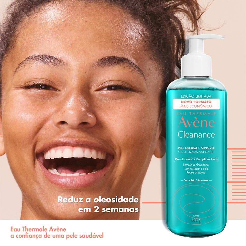 Gel de Limpeza Facial Avène - Cleanance Gel 400g 3