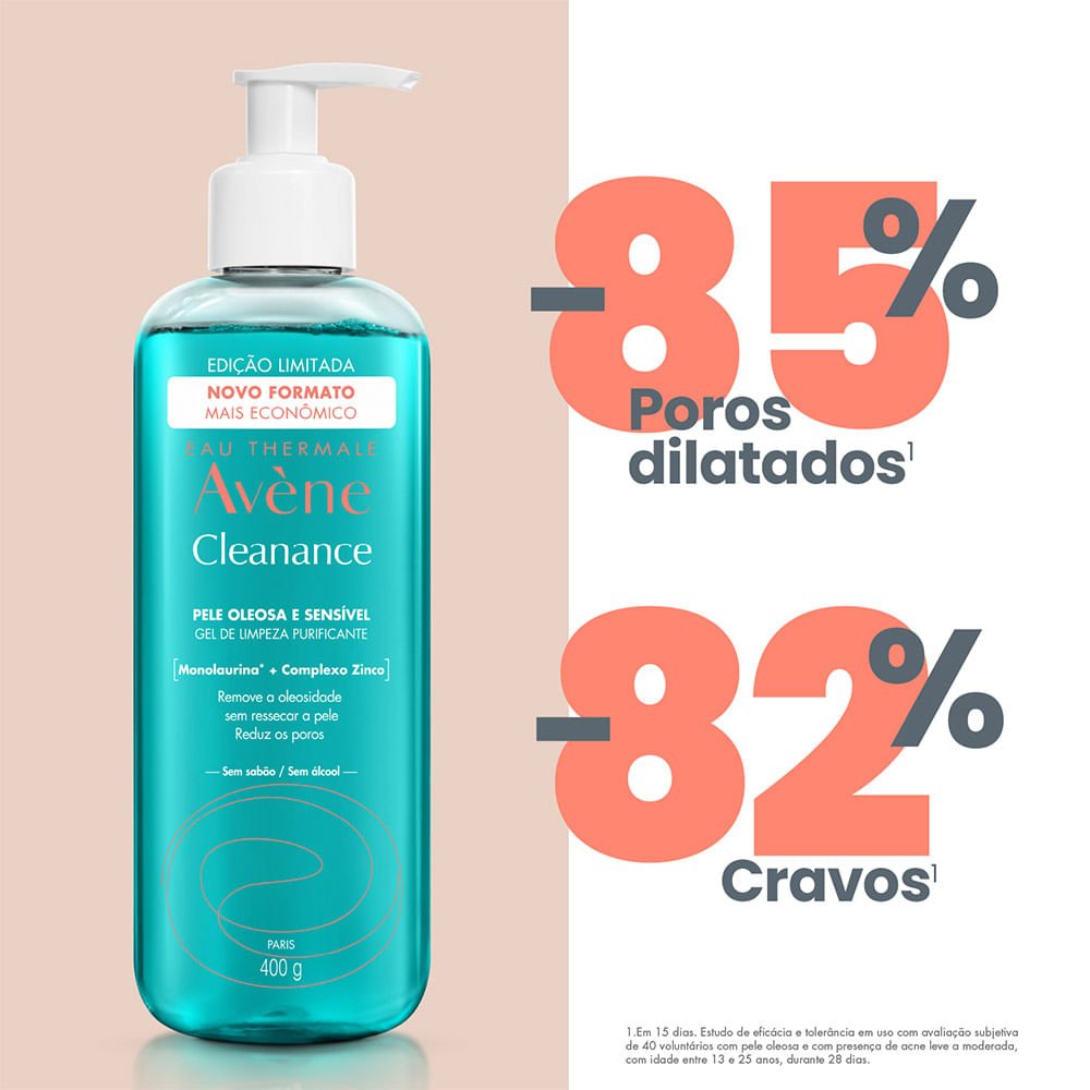 Gel de Limpeza Facial Avène - Cleanance Gel 400g 5