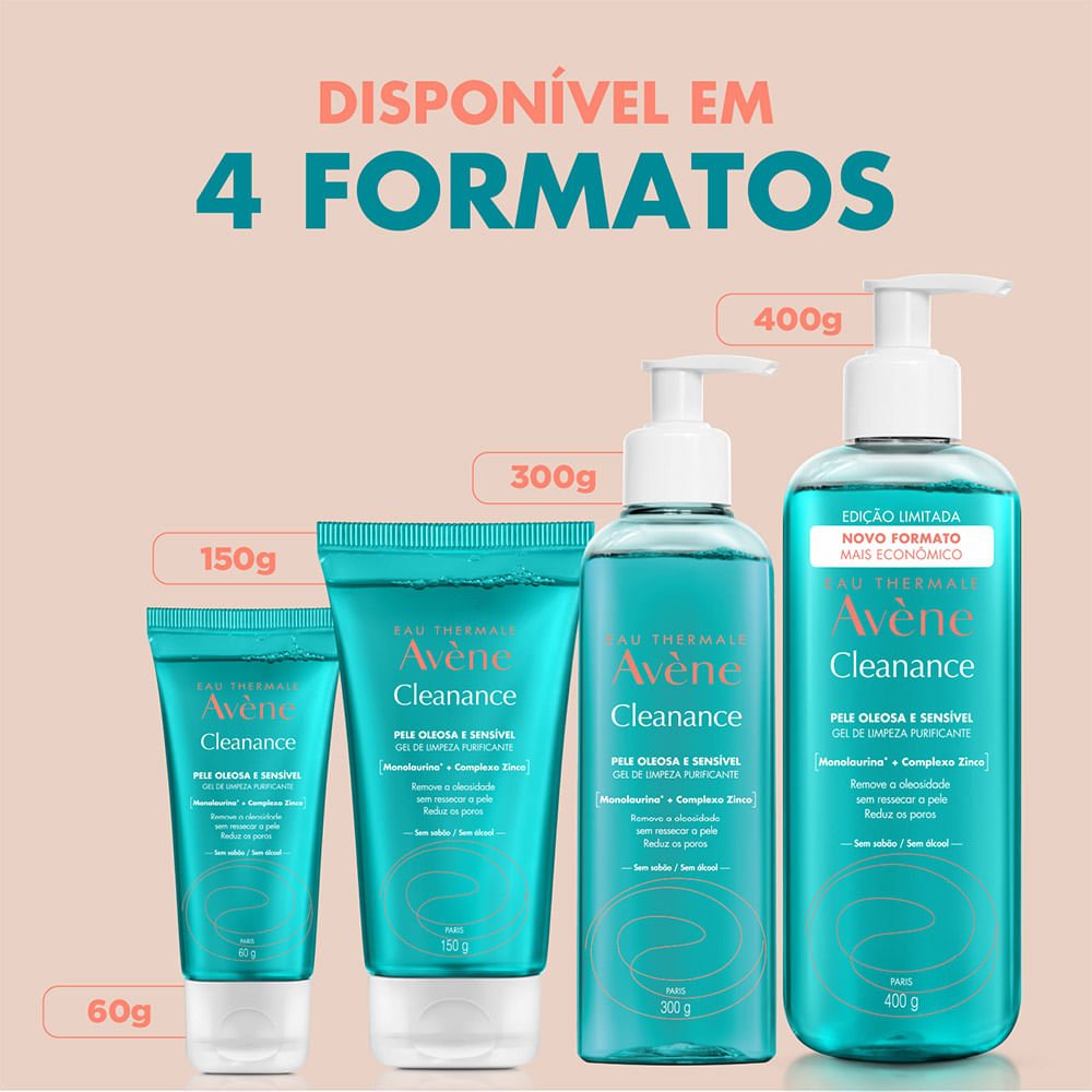 Gel de Limpeza Facial Avène - Cleanance Gel 400g 7