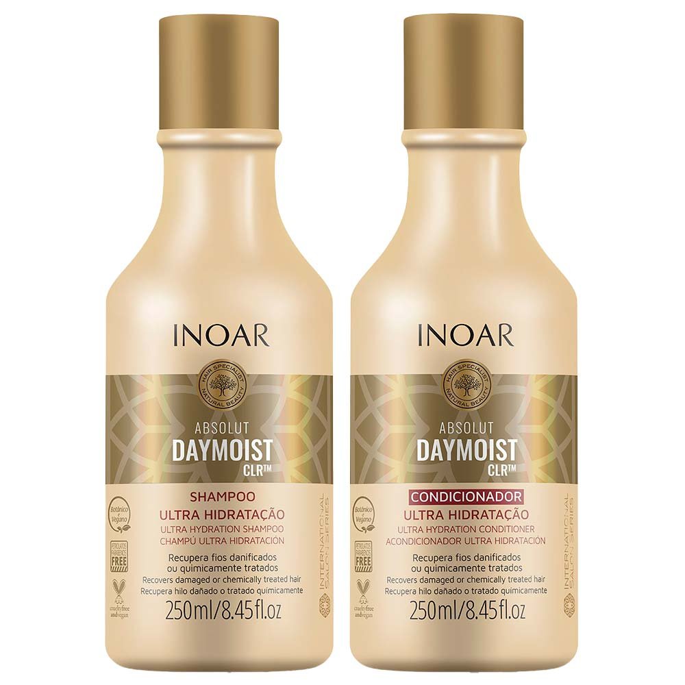 Inoar Absolut Daymoist CLR Kit - Shampoo + Condicionador ÚNICO 1