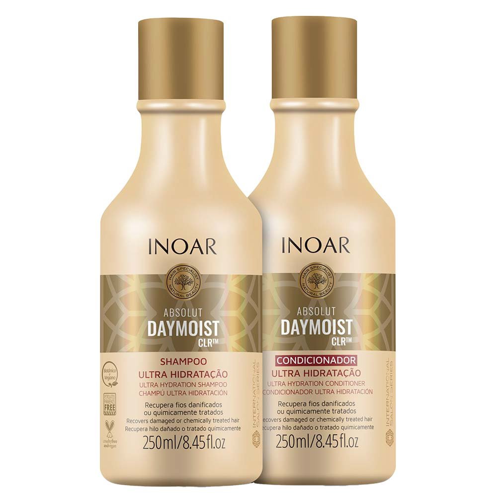 Inoar Absolut Daymoist CLR Kit - Shampoo + Condicionador ÚNICO 3