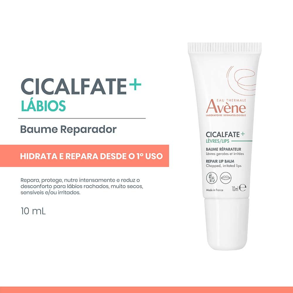 Bálsamo Reparador Labial Avène - Cicalfate Lábios 10ml 2