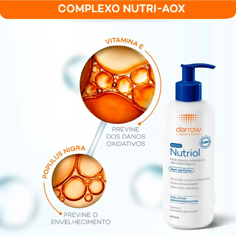 Loção Hidratante Darrow Nutriol - Sem Perfume 400ml 5