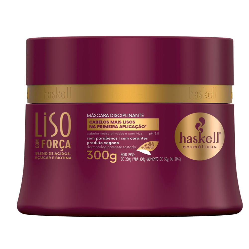 Haskell Liso com Força - Máscara de Tratamento 300g 1