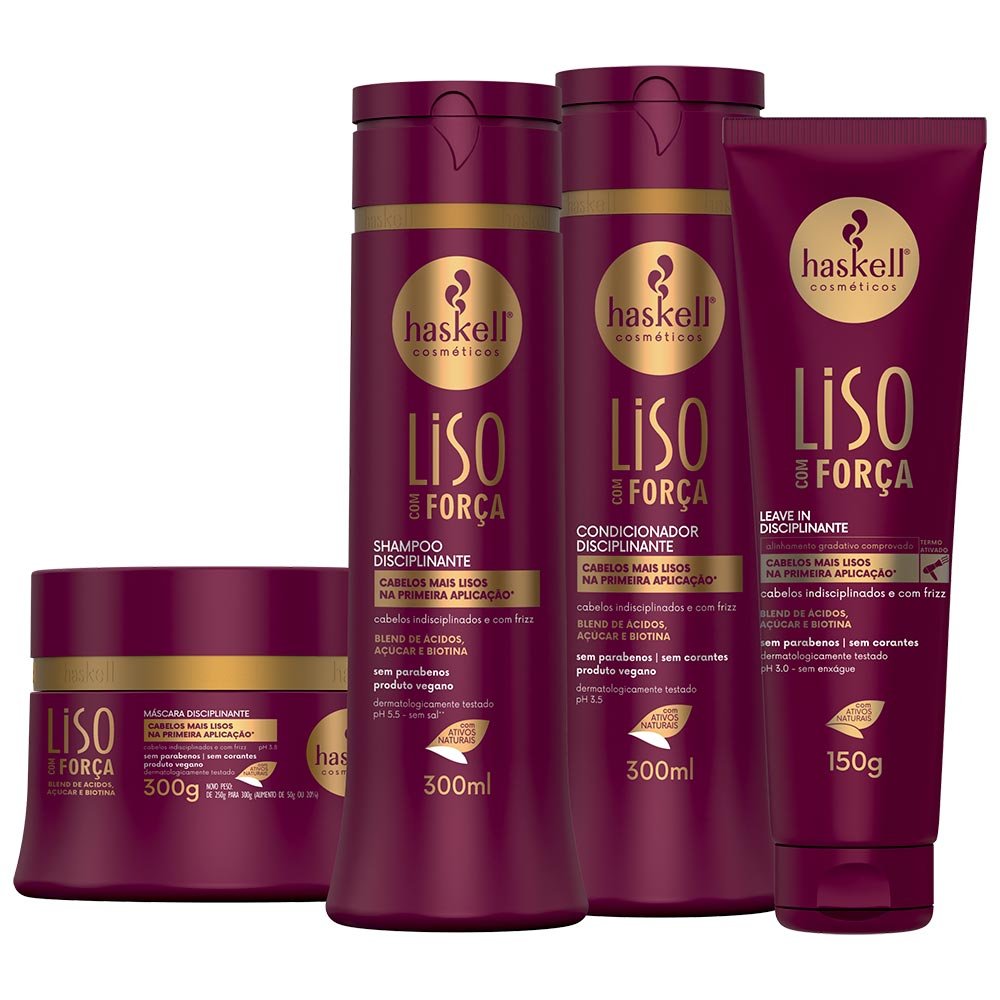 Haskell Liso com Força - Máscara de Tratamento 300g 2