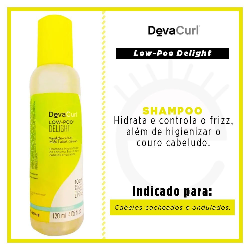 Deva Curl Delight Shampoo Low-Poo 120ml 2