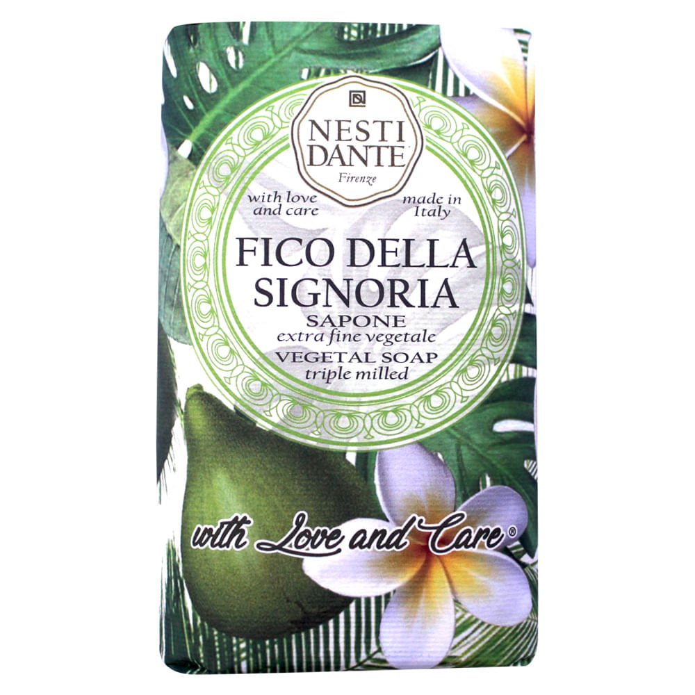 Sabonete em Barra Nesti Dante -  With Love and Care Figo e Frangipani 250g 1