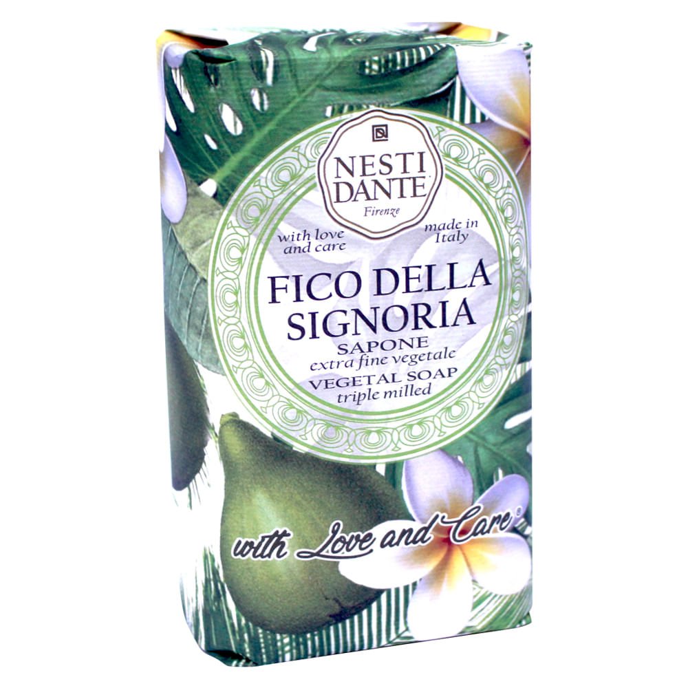 Sabonete em Barra Nesti Dante -  With Love and Care Figo e Frangipani 250g 2