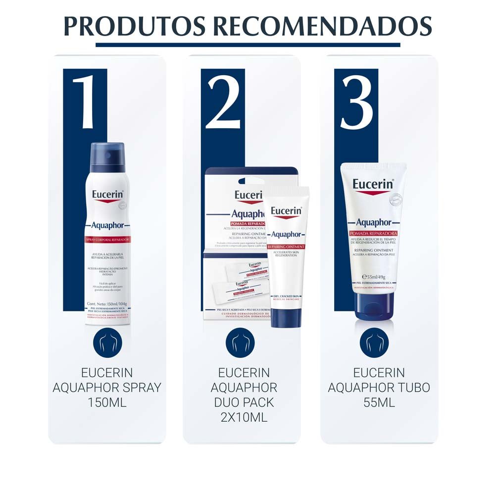 Creme Reparador Intensivo Eucerin Aquaphor Duo Pack ÚNICO 8