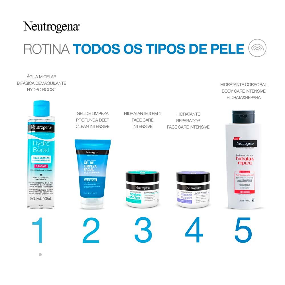 Água Micelar Bifásica Demaquilante Neutrogena Hydro Boost 200ml 8