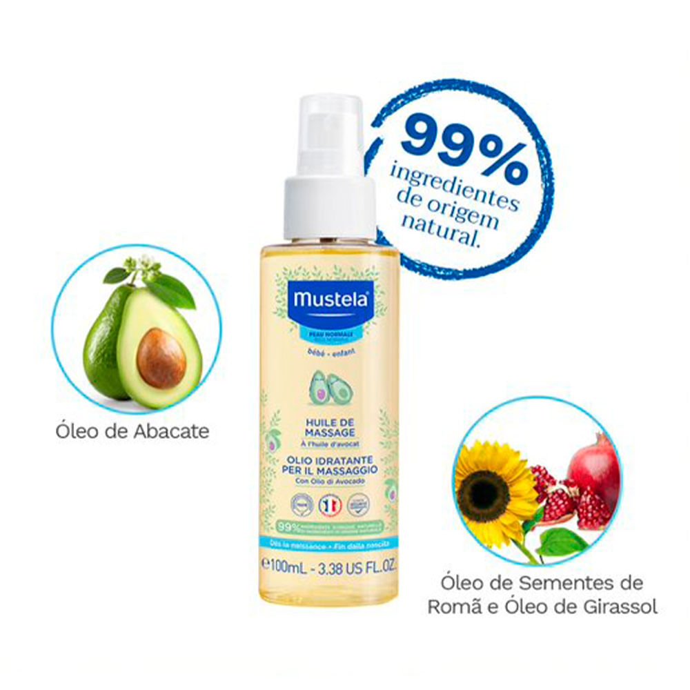 Óleo de Massagem Mustela – Óleo de Abacate 100ml 3