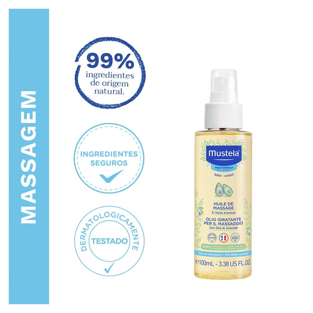 Óleo de Massagem Mustela – Óleo de Abacate 100ml 6