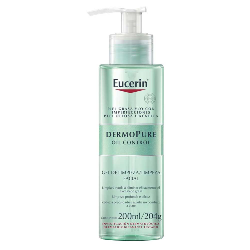 Gel de Limpeza Facial Eucerin DermoPure 200ml 1