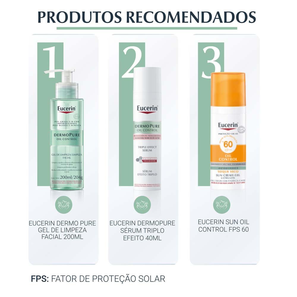 Gel de Limpeza Facial Eucerin DermoPure 200ml 7