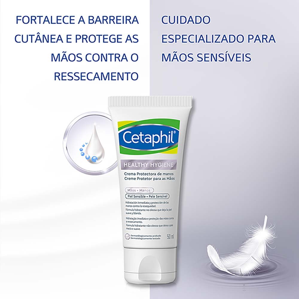 Creme Protetor de Mãos Cetaphil Healthy Hygiene 50ml 3