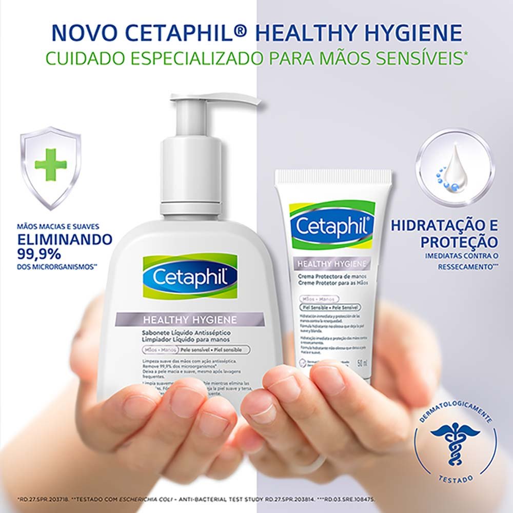 Creme Protetor de Mãos Cetaphil Healthy Hygiene 50ml 6