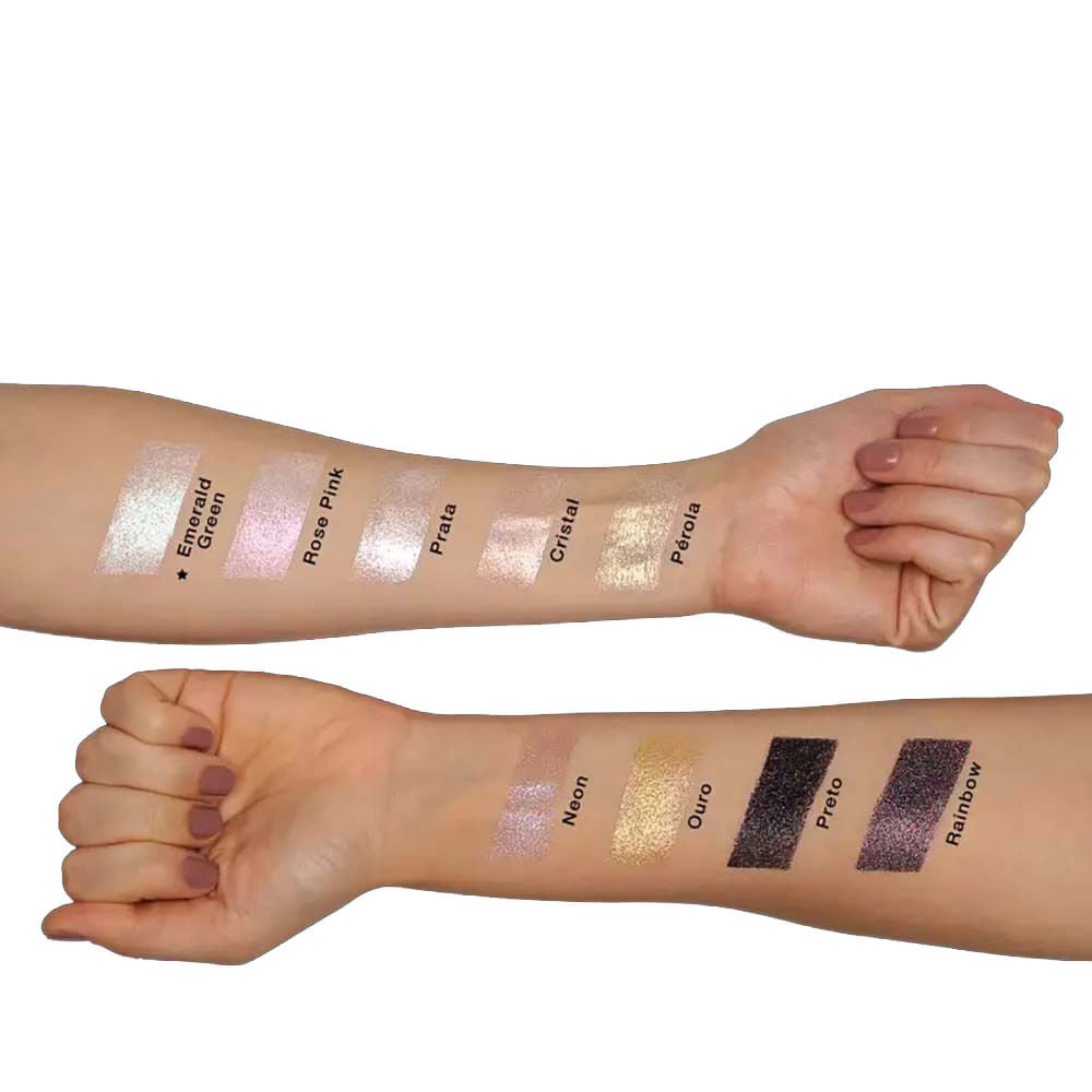 Glitter para Olhos Makiê Emerald Green 4