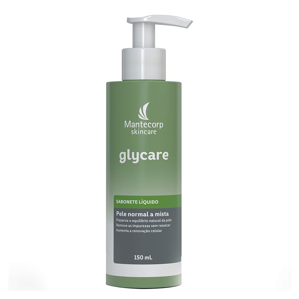 Sabonete Líquido Facial Mantecorp Glycare 150ml 1