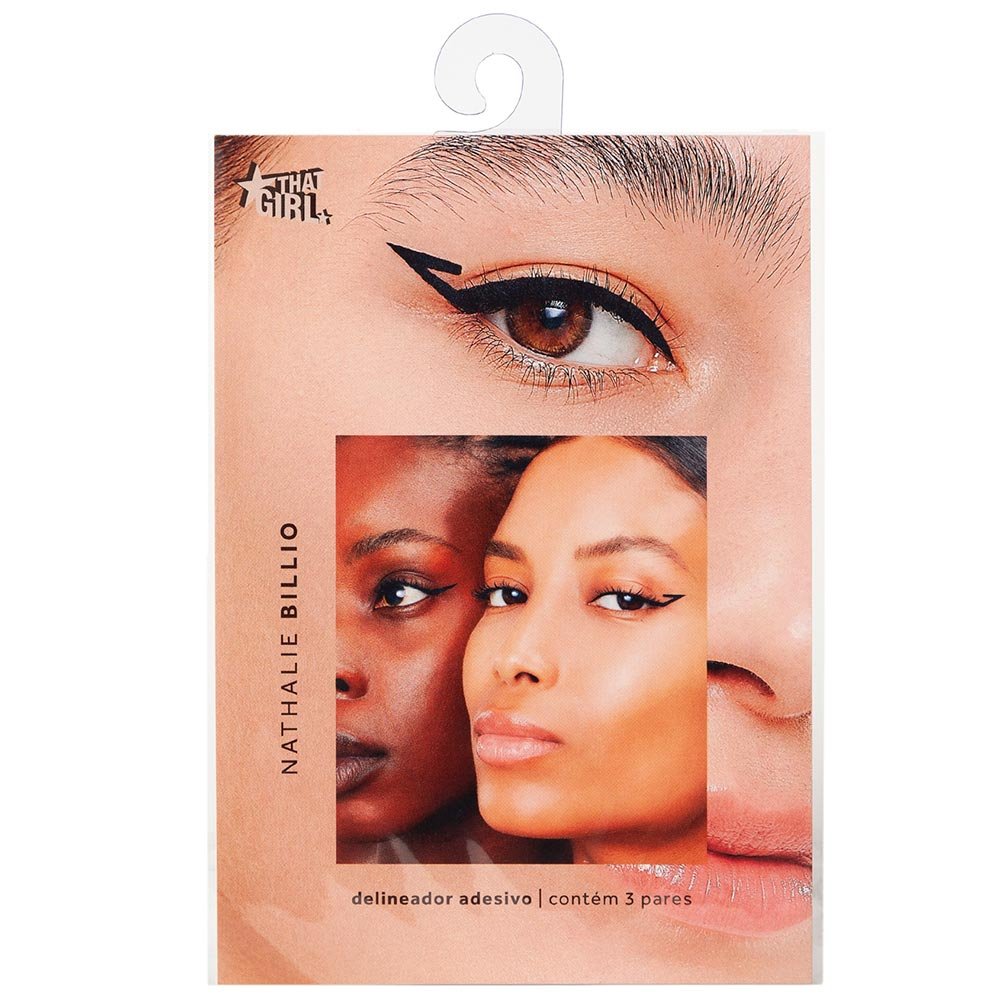 Delineador Adesivo That Girl & Nathalie Billio Preto Vazado 1