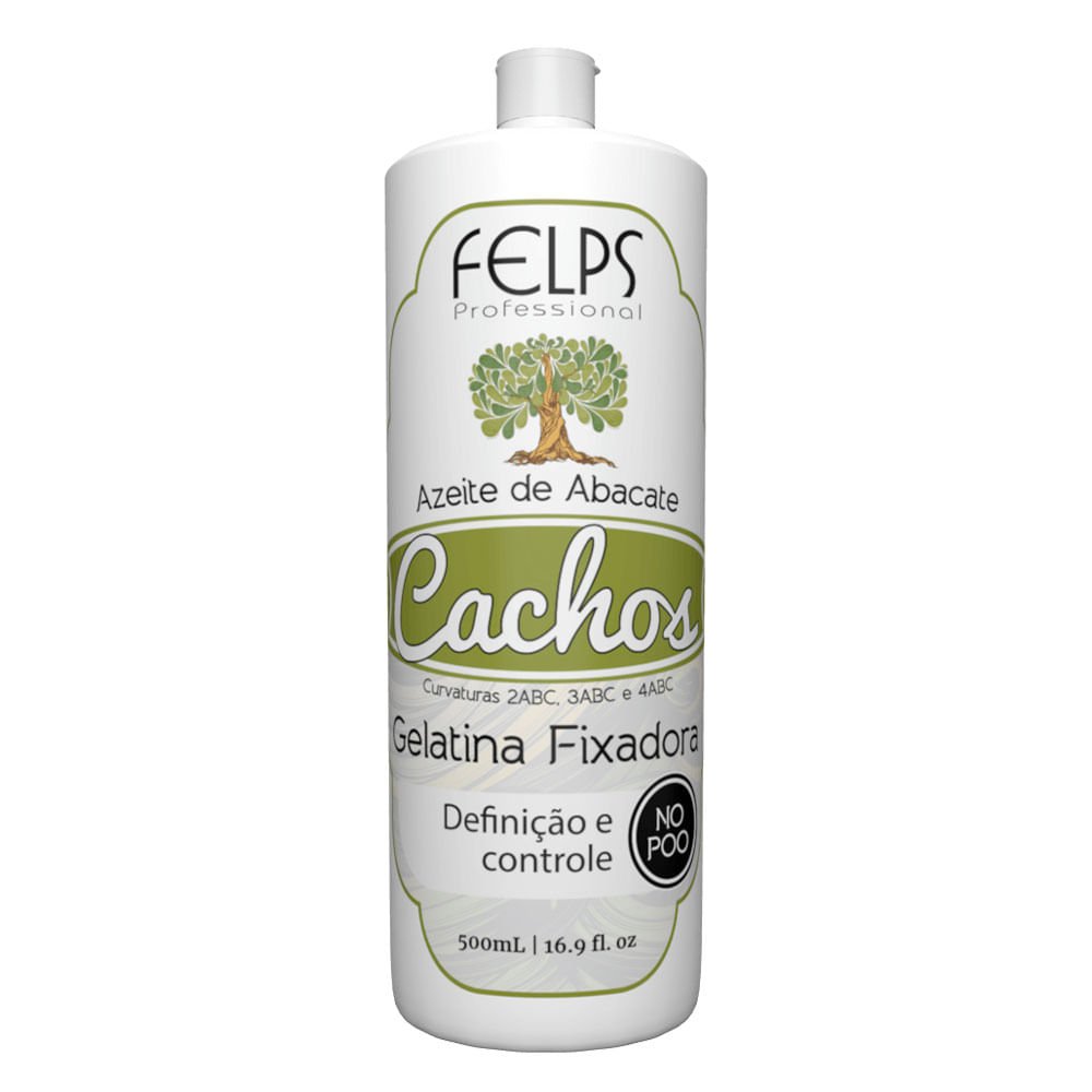 Felps Cachos Azeite de Abacate Gelatina Fixadora 500g 1