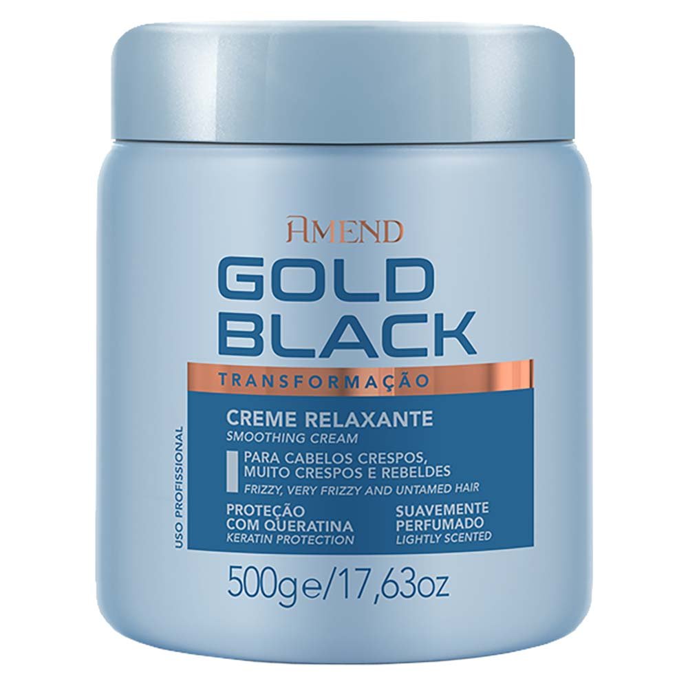 Amend Gold Black Creme Relaxante com Queratina 500g 1