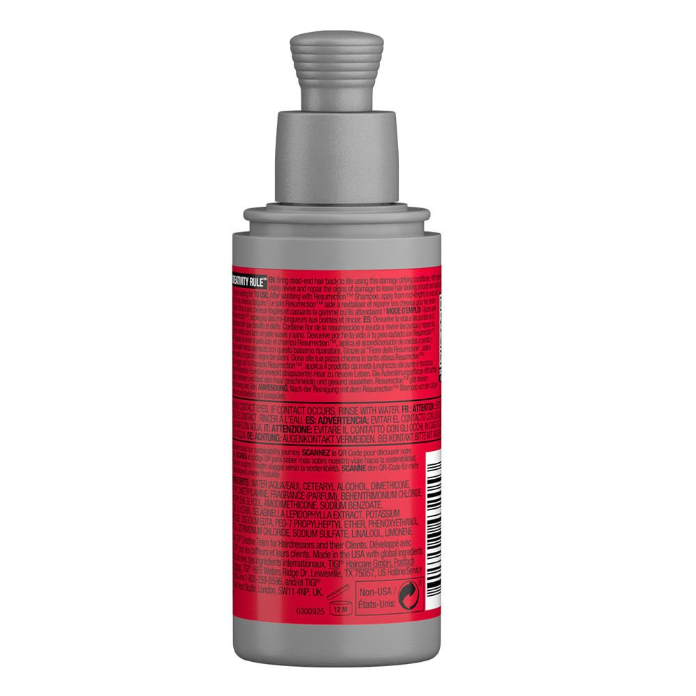 Bed Head Tigi Resurrection Condicionador 100ml 2