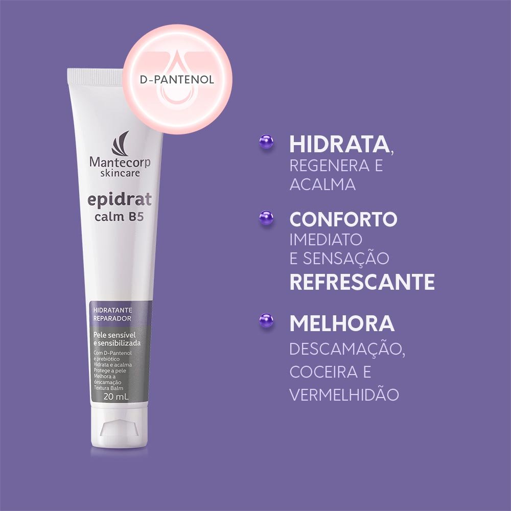 Hidratante Mantecorp Skincare – Epidrat Calm B5 20ml 4