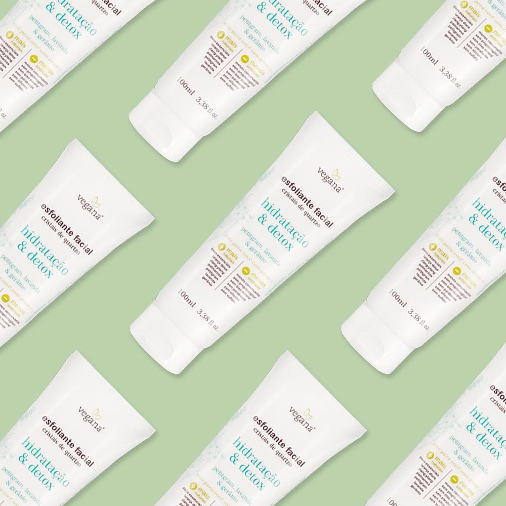 Esfoliante Facial Vegana Hidratação & Detox ÚNICO 2