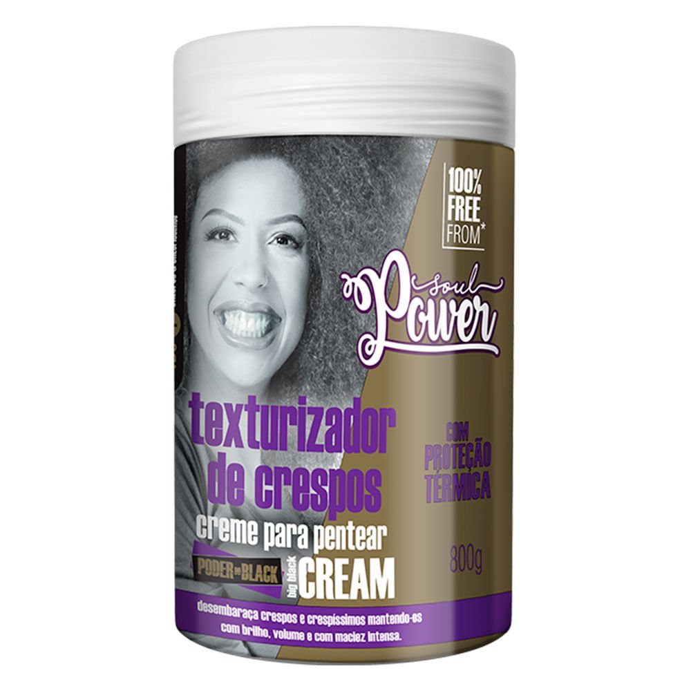 Soul Power Black Big Black – Creme para Pentear 800g 1