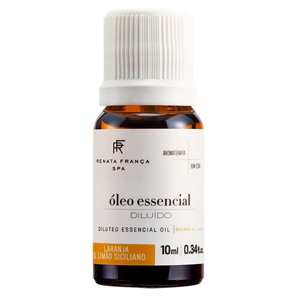 Óleo Essencial Diluído Spa Renata França Laranja e Limão Siciliano ÚNICO 1