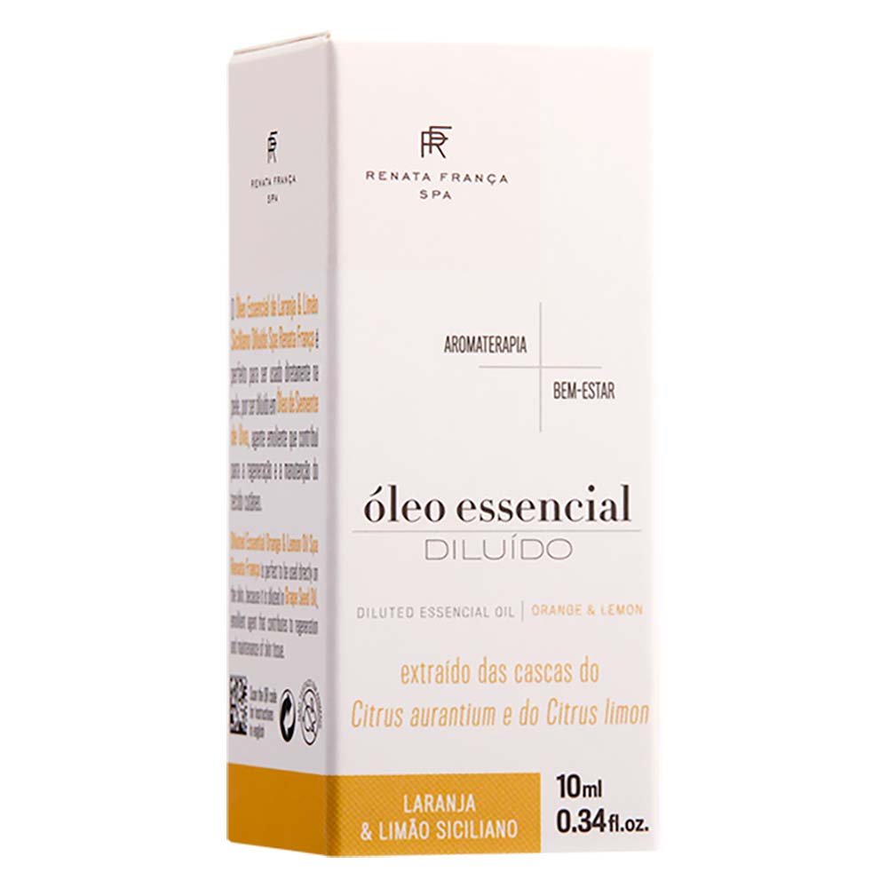 Óleo Essencial Diluído Spa Renata França Laranja e Limão Siciliano ÚNICO 2