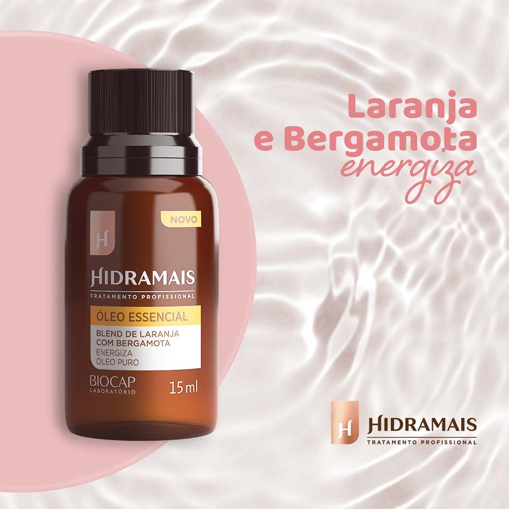 Óleo Essencial Hidramais Blend de Laranja com Bergamota 15ml 5