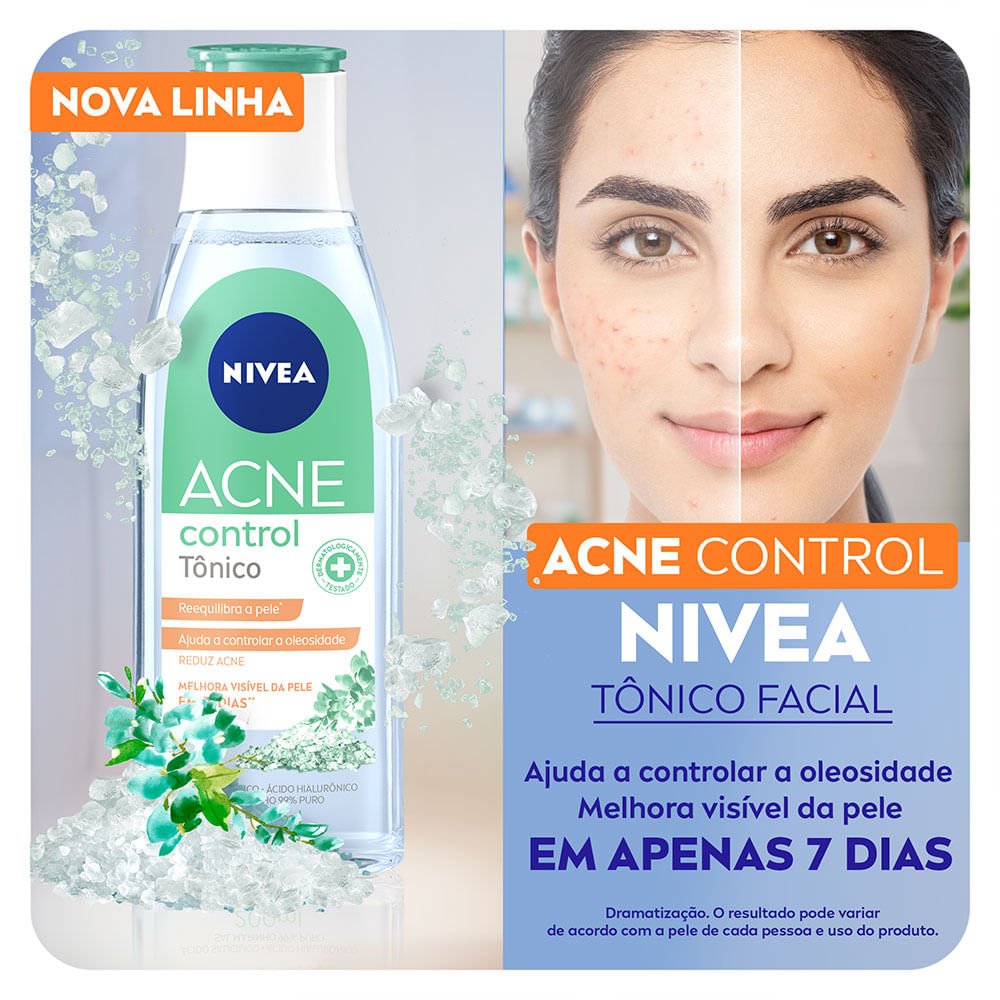 NIVEA Tônico Facial Acne Control 200ml 3