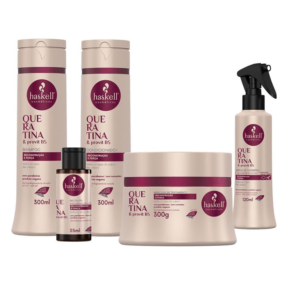 Haskell Queratina e Provit B5 Shampoo 500ml 2