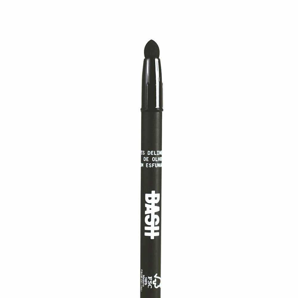 Lápis Delineador de Olhos com Esfumador Bash Beauty Preto 4