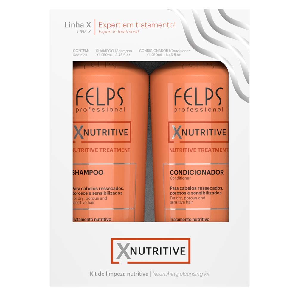 Felps X Nutritive Kit Shampoo + Condicionador ÚNICO 1