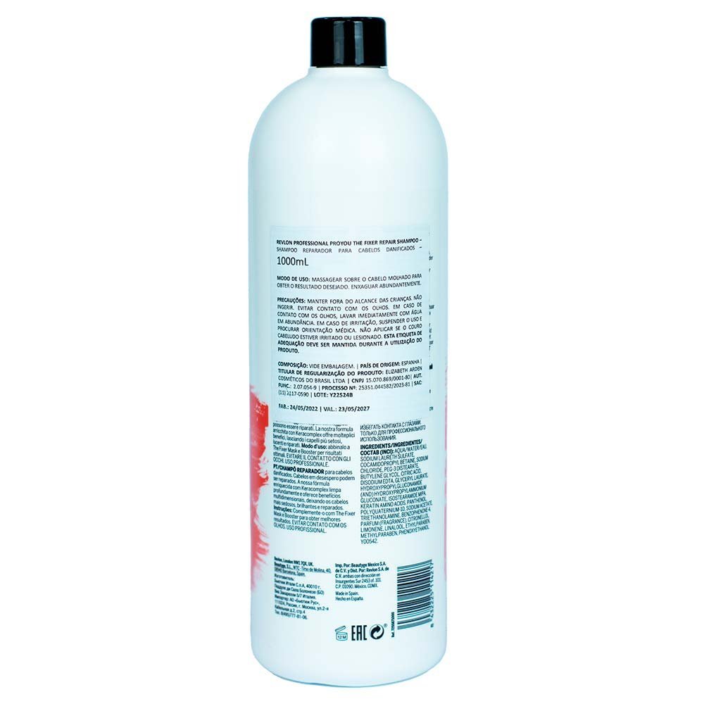 Revlon Professional Proyou The Fixer Repair Shampoo 1L 2