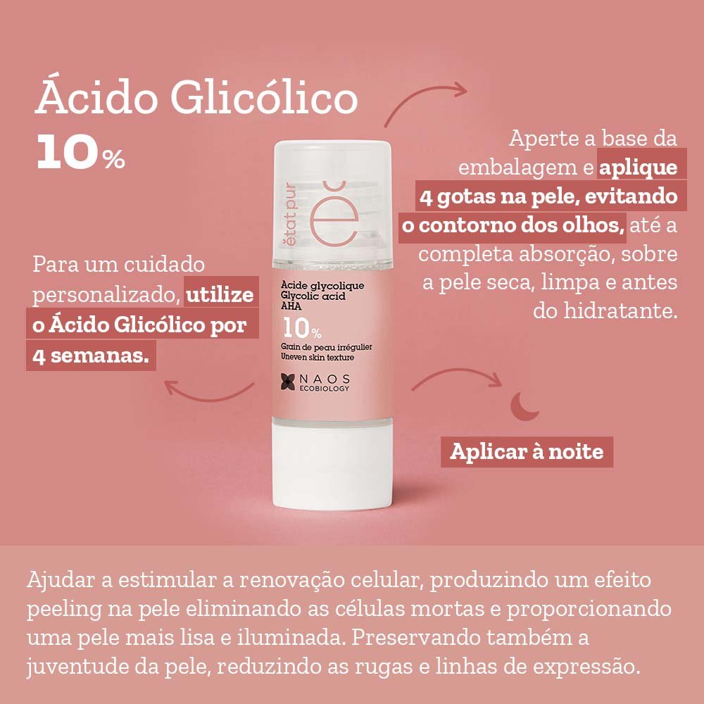 Ácido Glicólico Facial Etat Pur 15ml 5