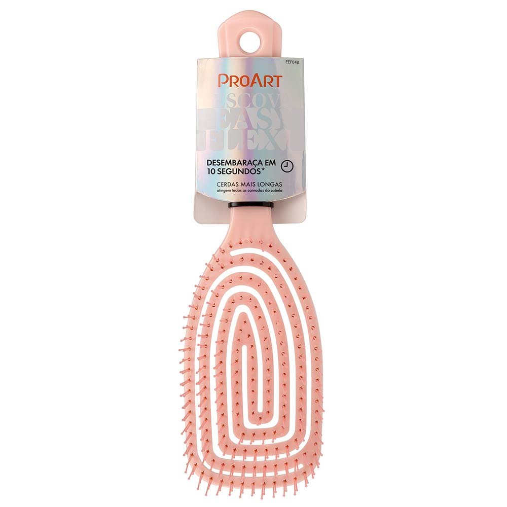Escova de Cabelo Raquete Proart Easy Flexi Rosa ÚNICO 2