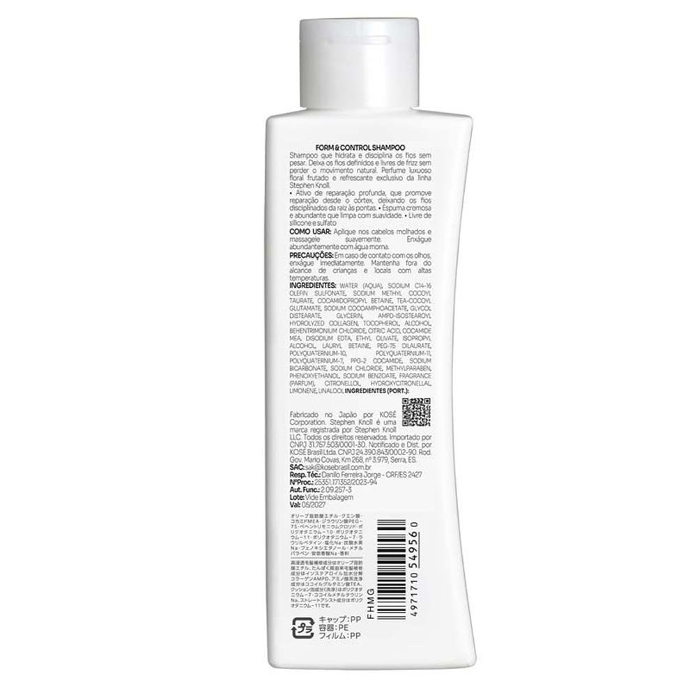 Stephen Knoll Form & Control Shampoo ÚNICO 8