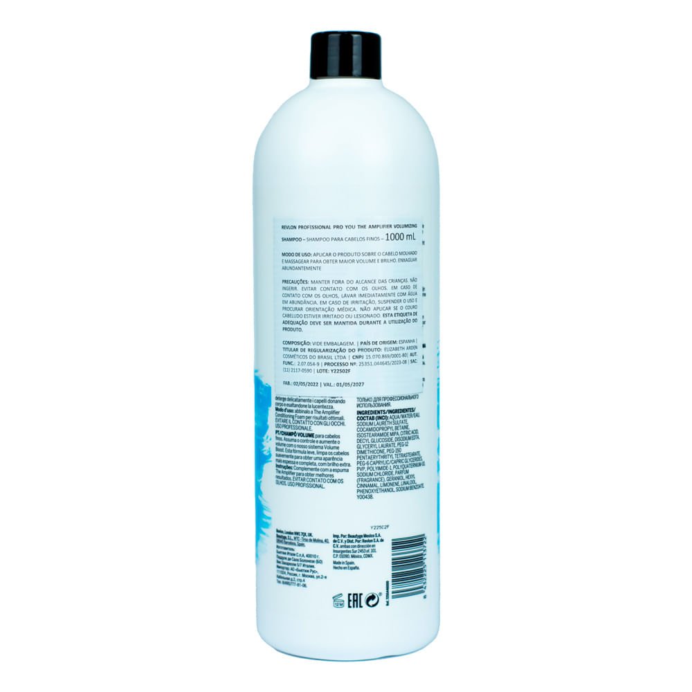 Revlon Professional Proyou The Amplifier Volumizing Shampoo 1L 2