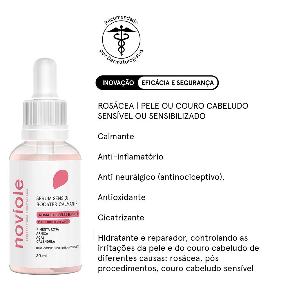 Sérum Facial Noviole Sensi Booster Calmante 30ml 3