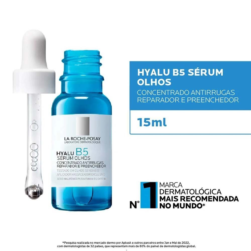 Sérum Reparador para Área dos Olhos La Roche Posay - Hyalu B5 Eye 15ml 3