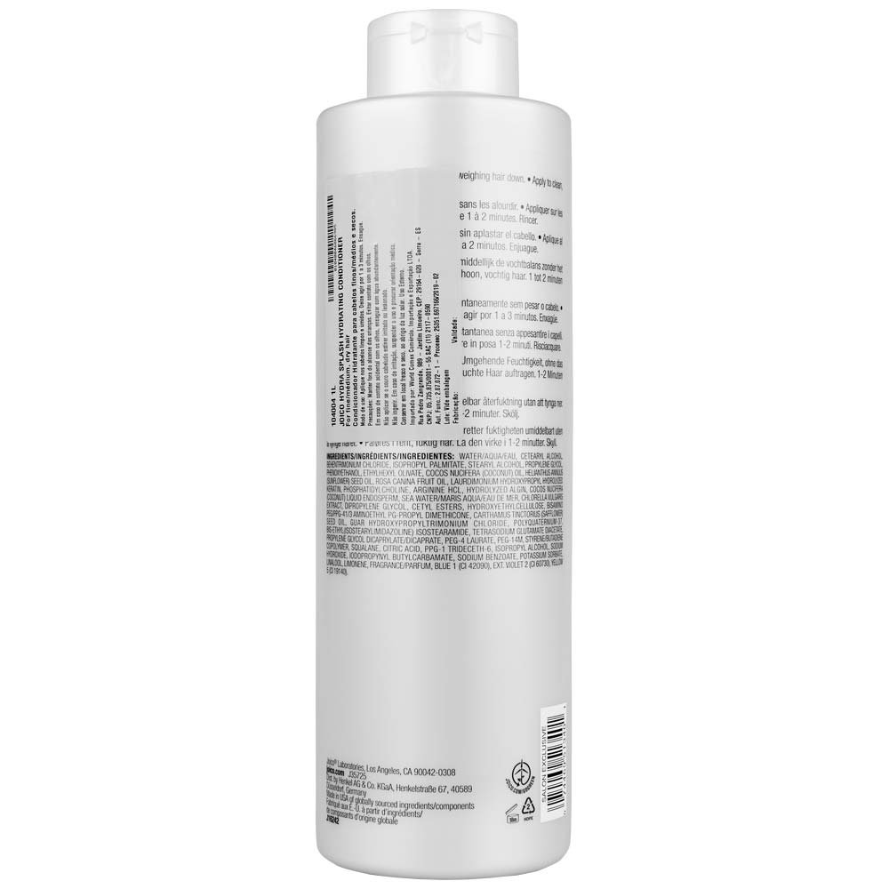 Joico Hydra Splash Tamanho Profissional - Condicionador Hidratante 1L 2