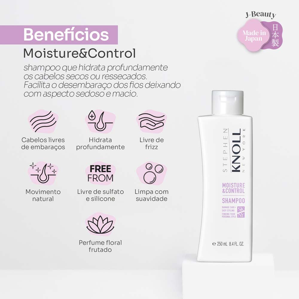 Stephen Knoll Moisture & Control Shampoo ÚNICO 4
