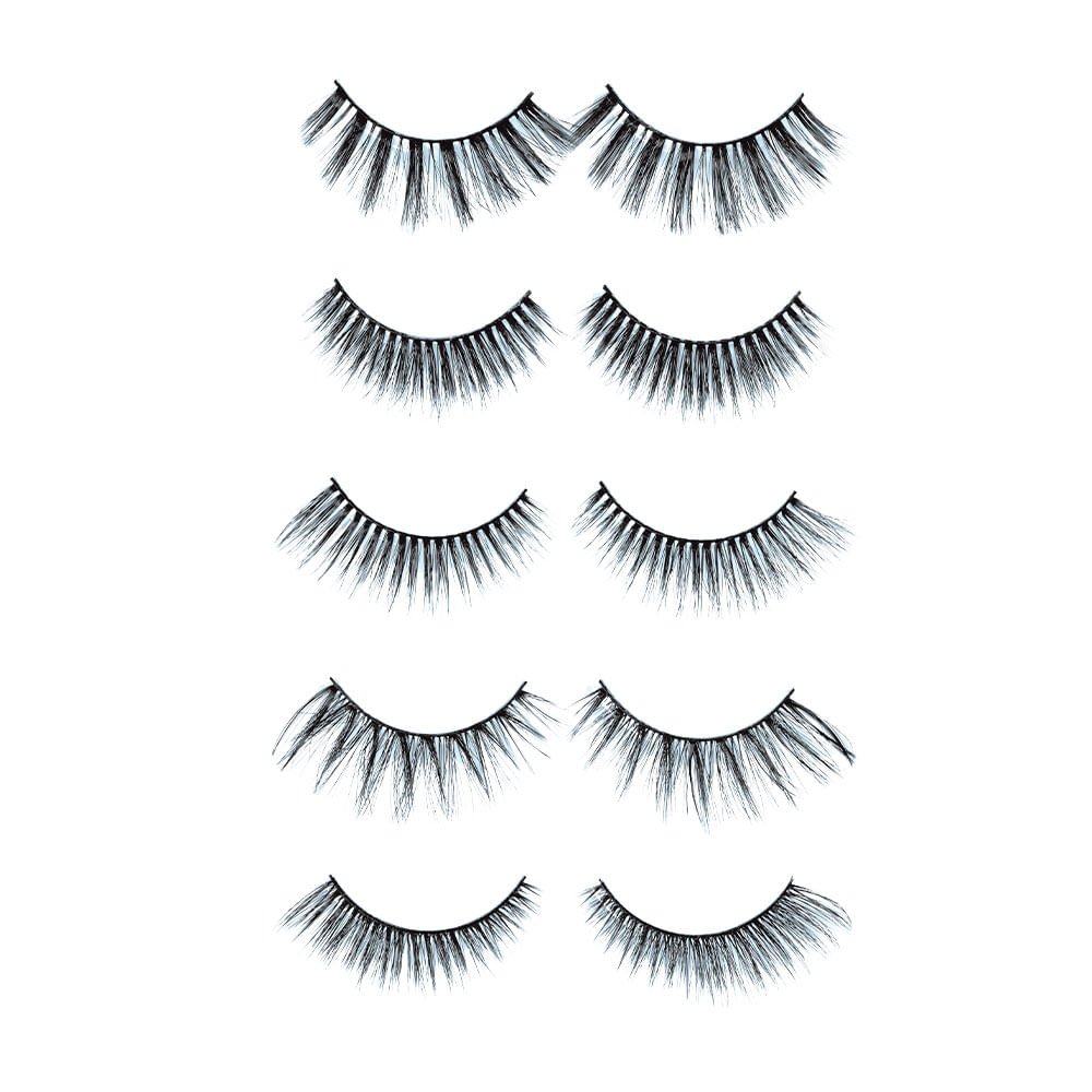 Marco Boni Cílios Postiços Noite Kit – 5 Pares de Cílios Postiços ÚNICO 2