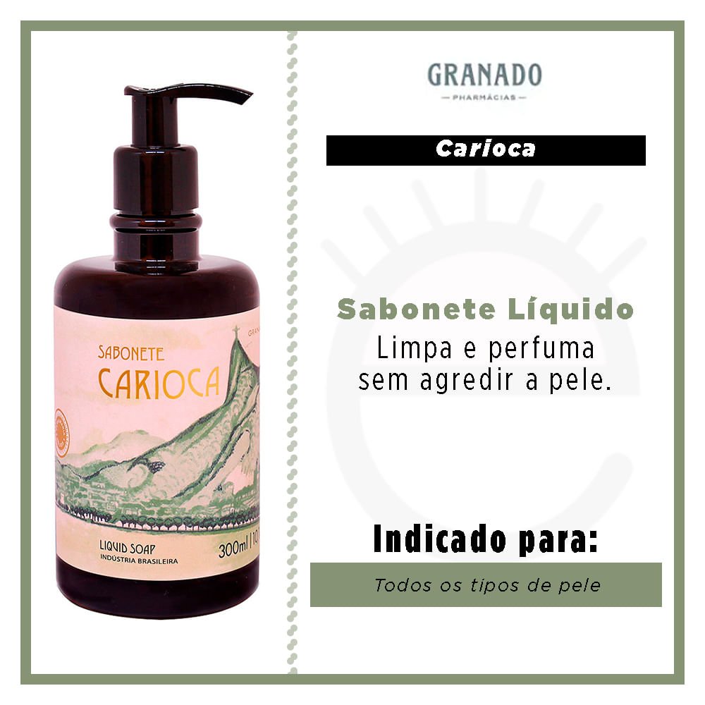 Sabonete Líquido Granado Carioca 300ml 2