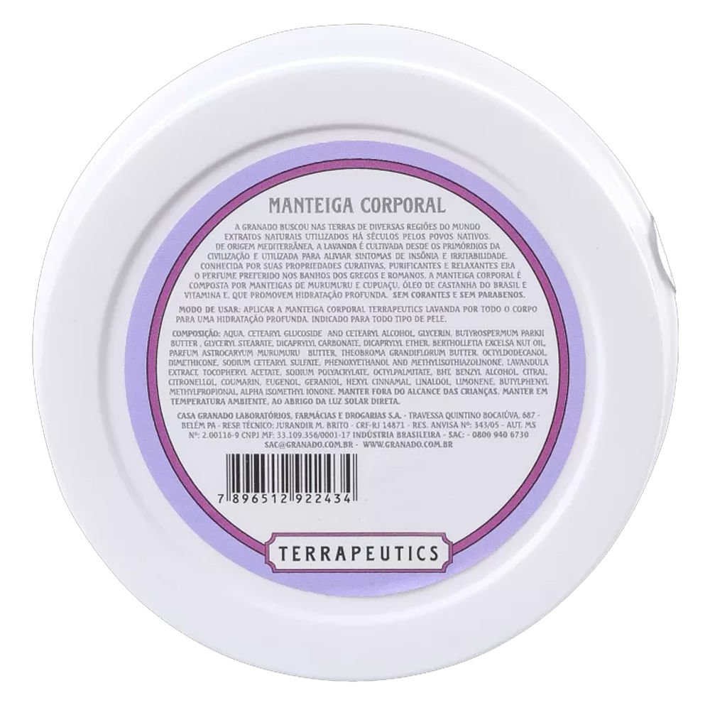 Manteiga Corporal Granado - Lavanda 200g 2