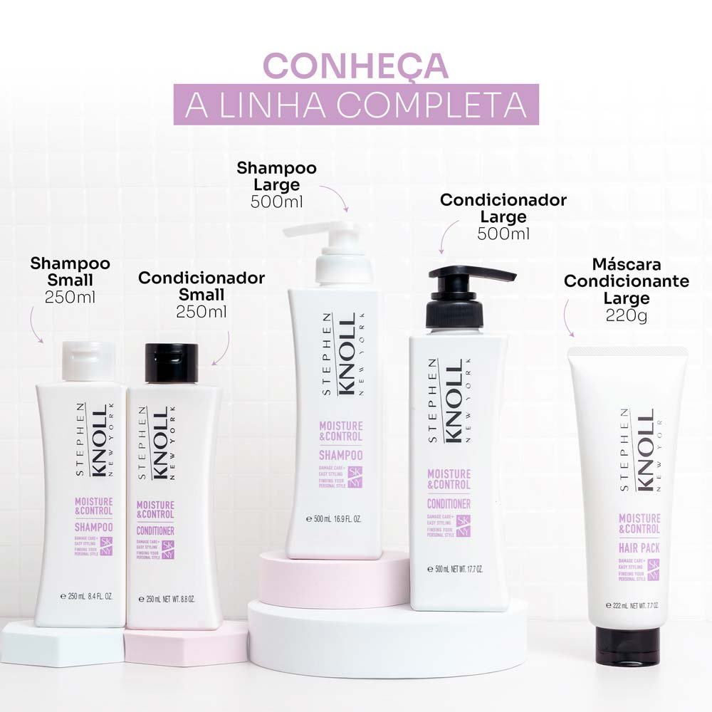 Stephen Knoll Moisture & Control Shampoo Refil ÚNICO 4
