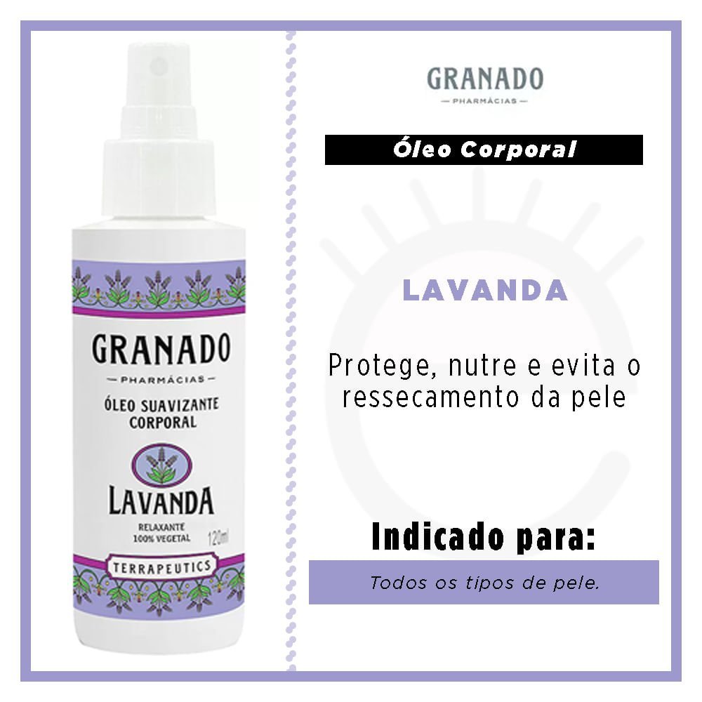 Óleo Corporal Granado - Lavanda 120ml 2